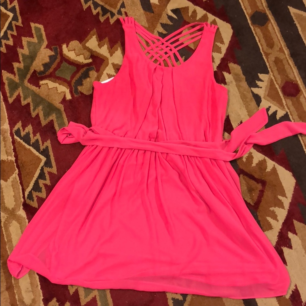 A. Byer XL Salmon pink dress